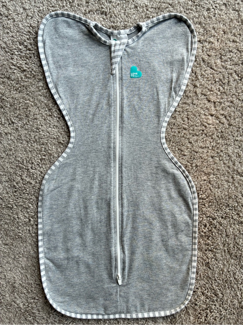 Love to dream Grey Zip-Front Swaddle Sleep Sack